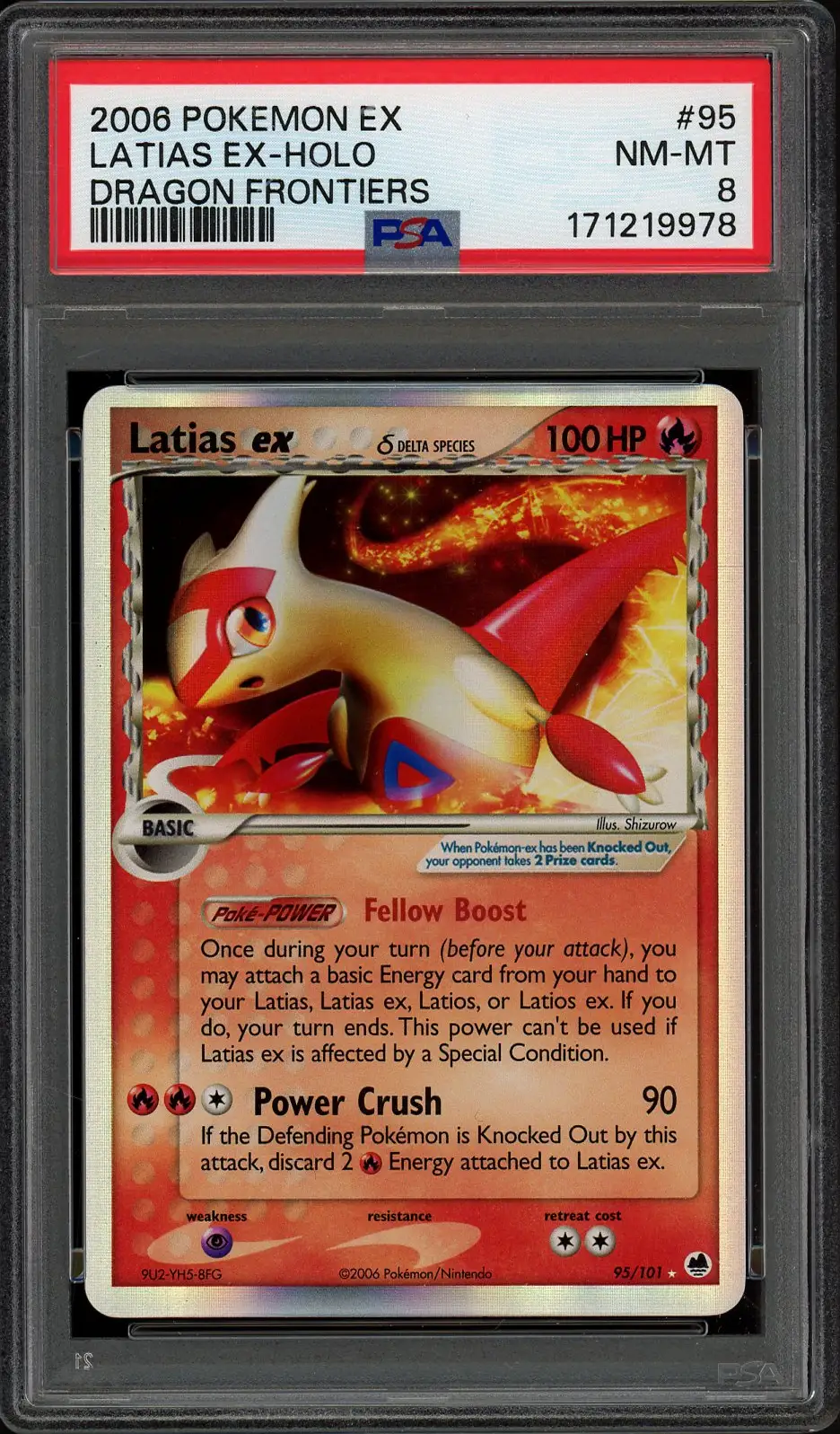 PSA 8 Latias Ex