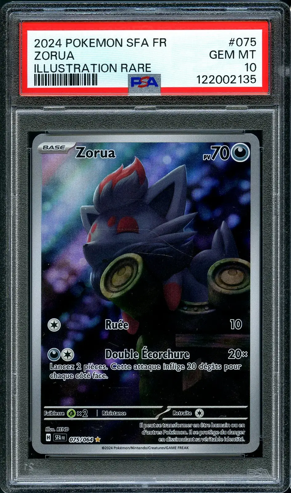 PSA 10 Zorua