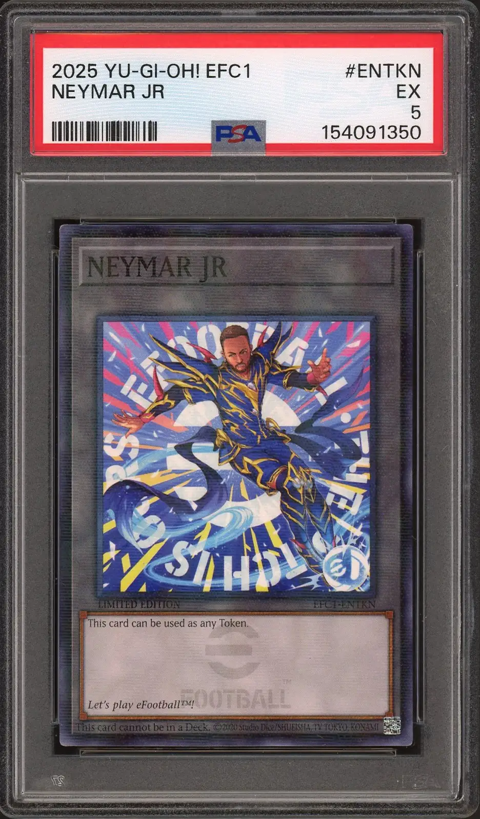 PSA 5 Neymar Jr