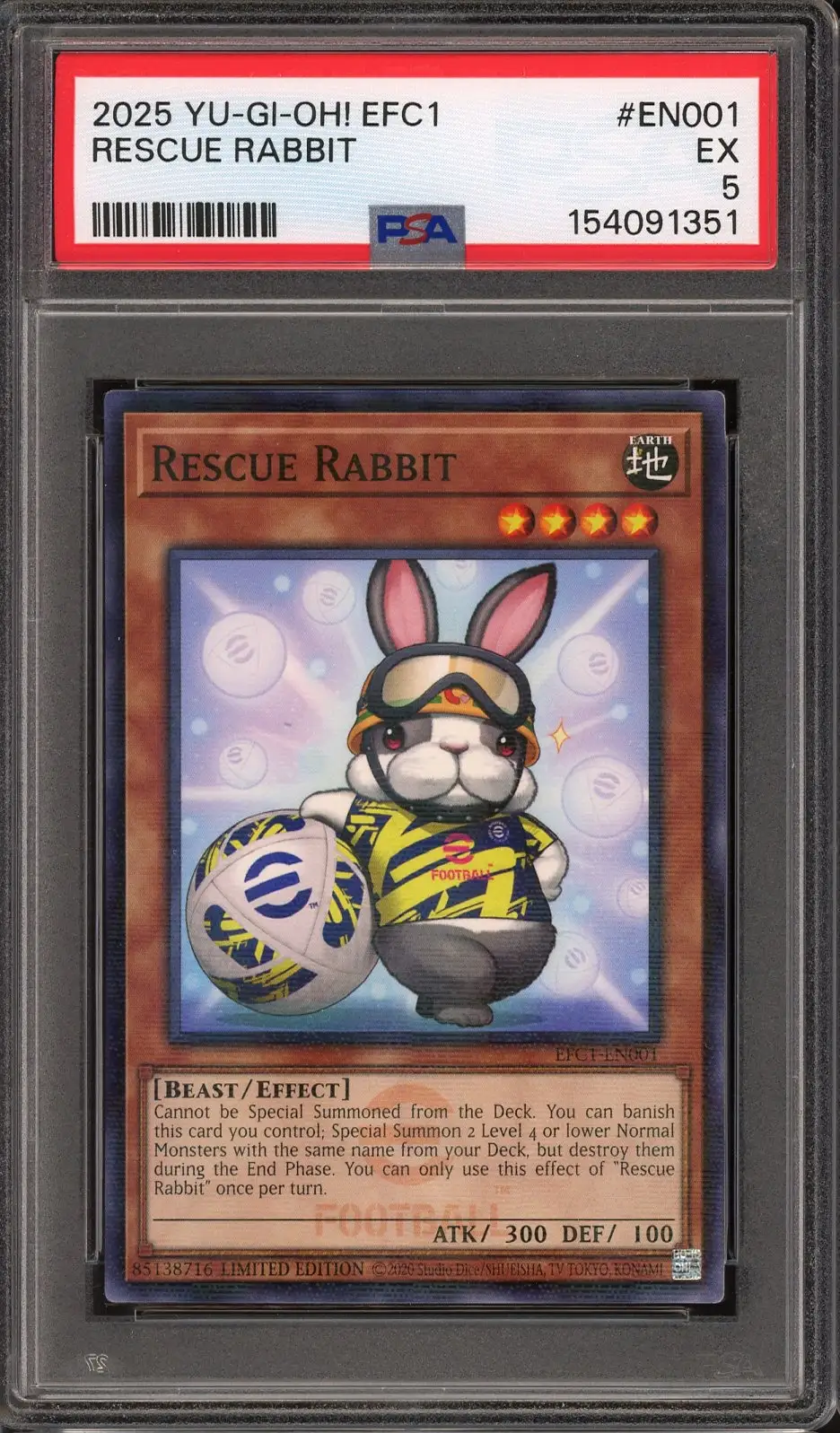 PSA 5 Rescue Rabbit