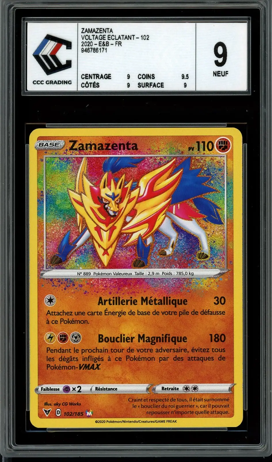 CCC 9 Zamazenta Holo