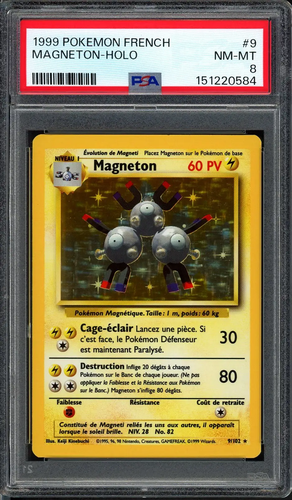 PSA 8 Magneton Holo