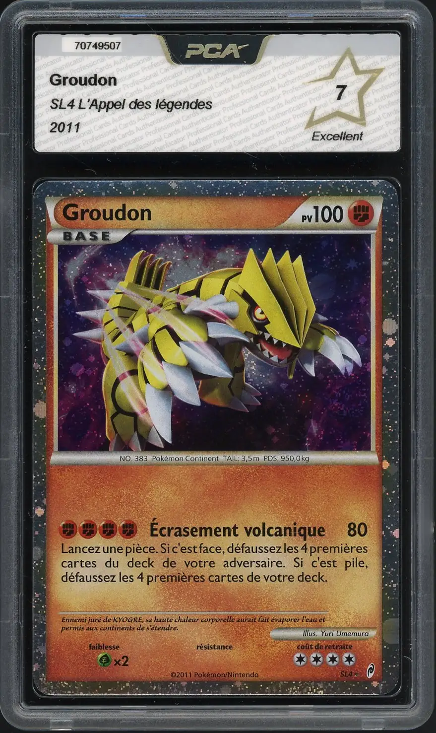 PCA 7 Groudon Shiny