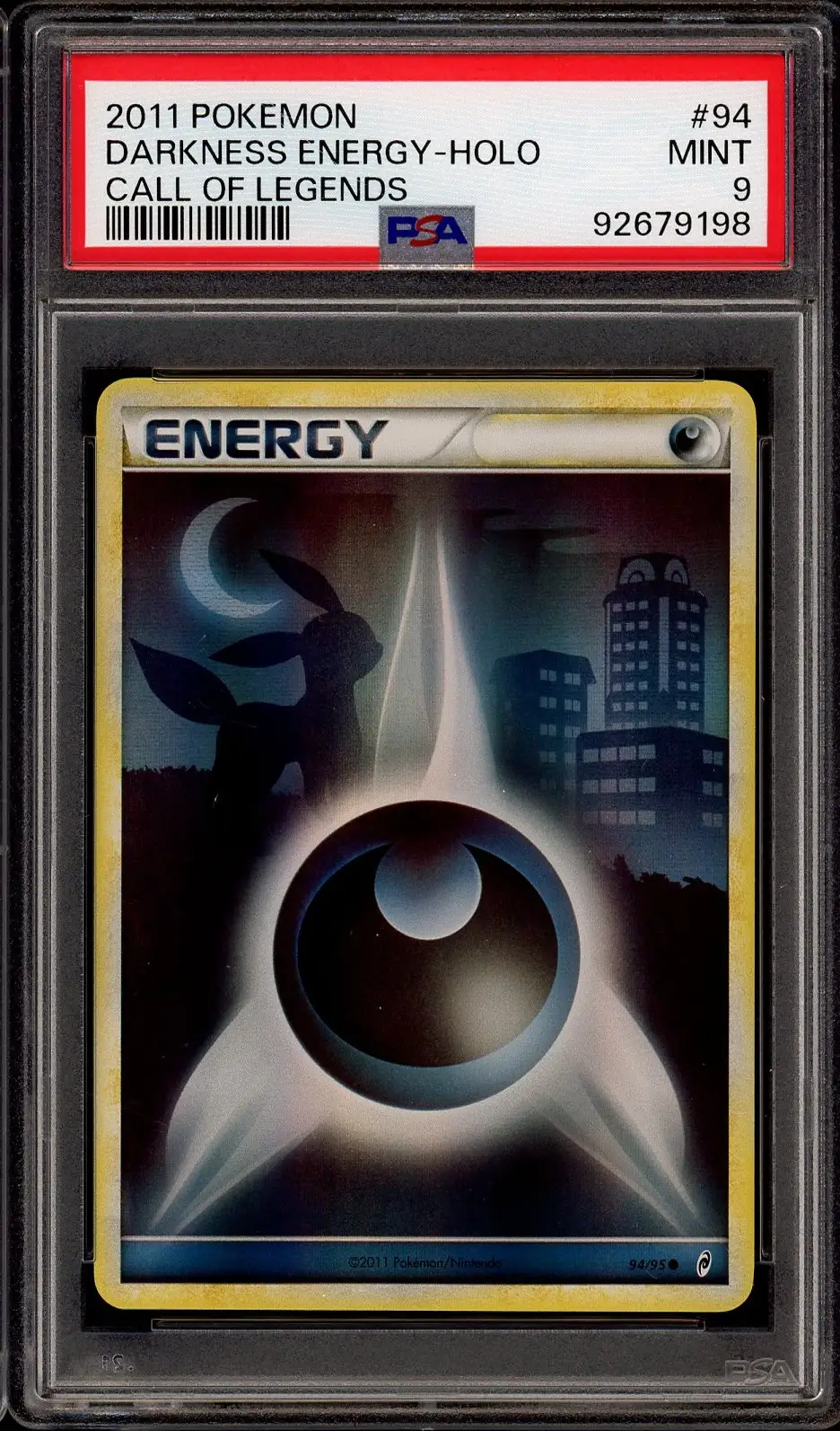 PSA 9 Energie Obscurité Reverse