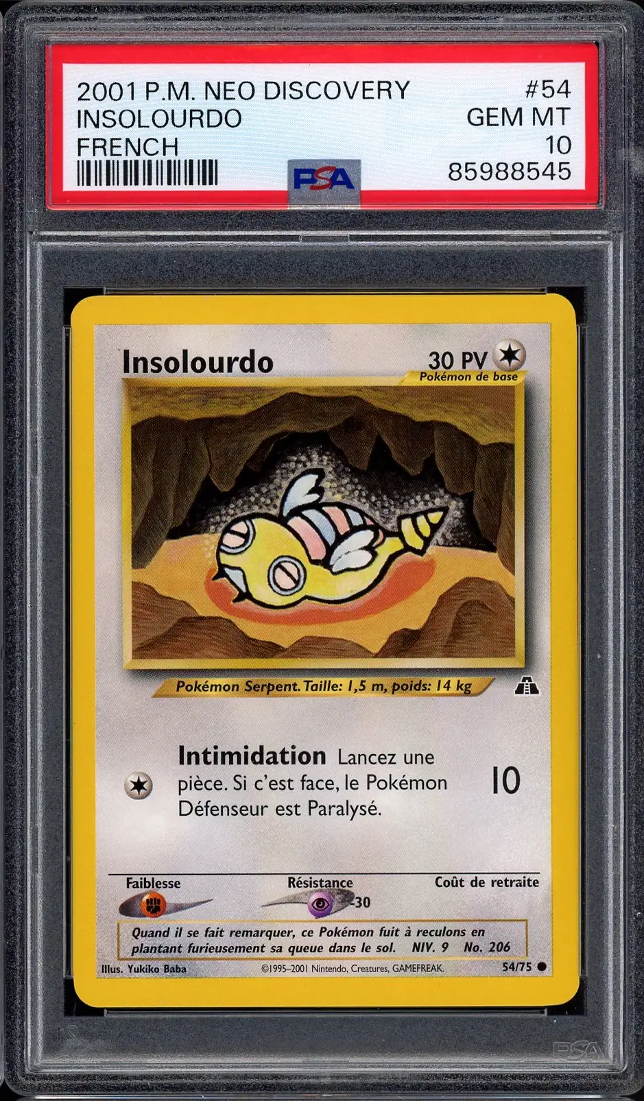 PSA 10 Insolourdo