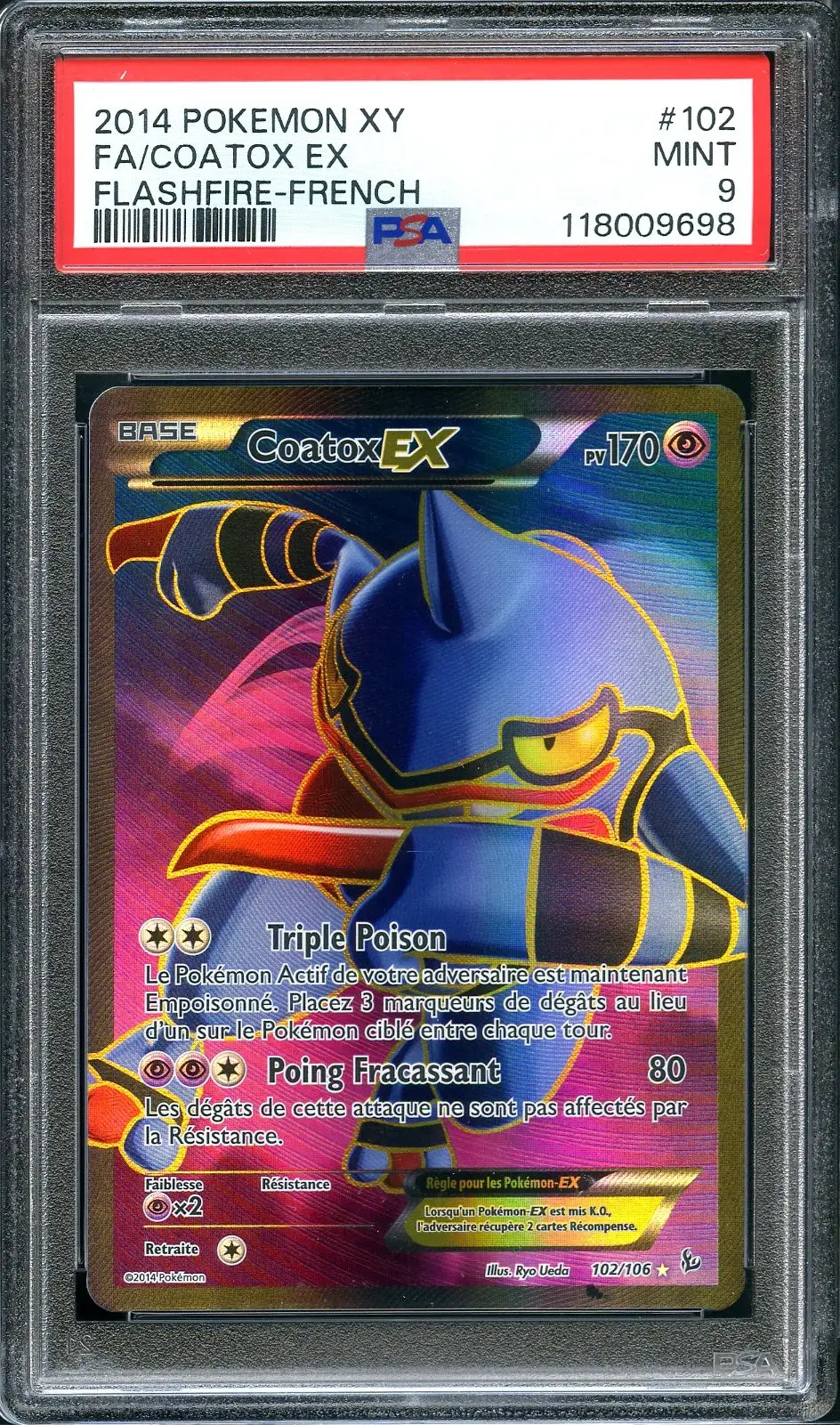 PSA 9 Coatox Ex