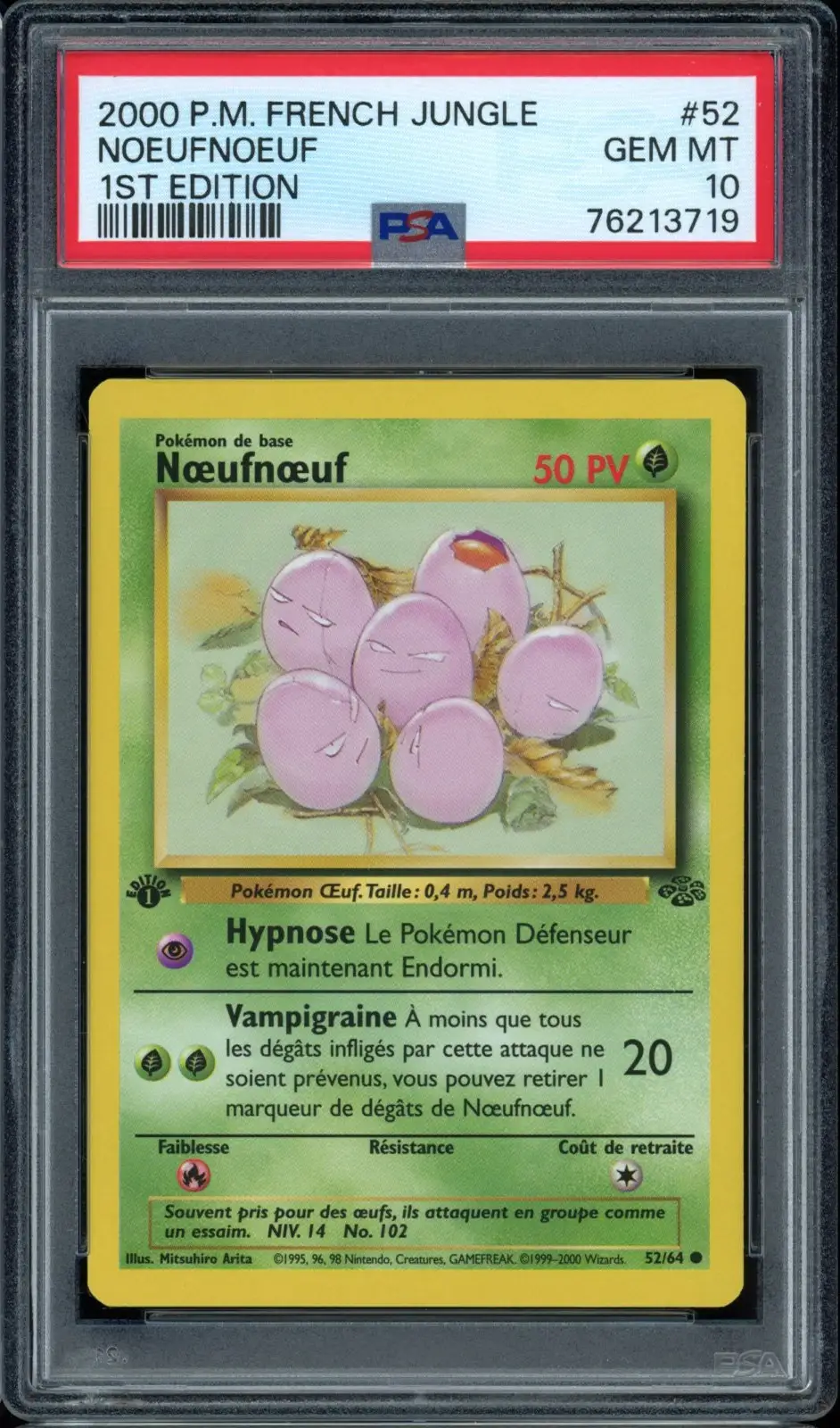 PSA 10 Noeufnoeuf