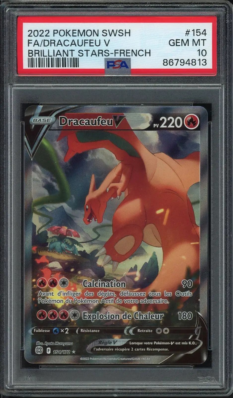PSA 10 Dracaufeu V