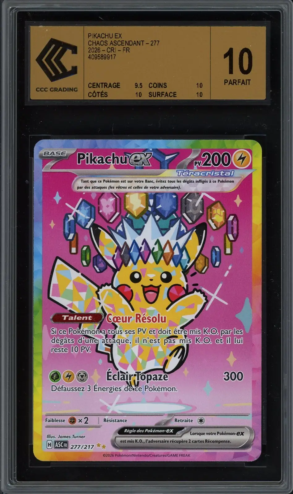 CCC 10 Pikachu Ex