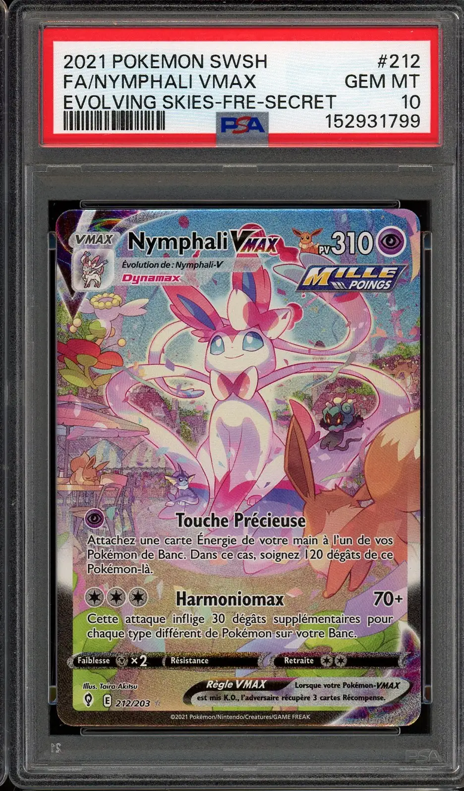 PSA 10 Nymphali VMax