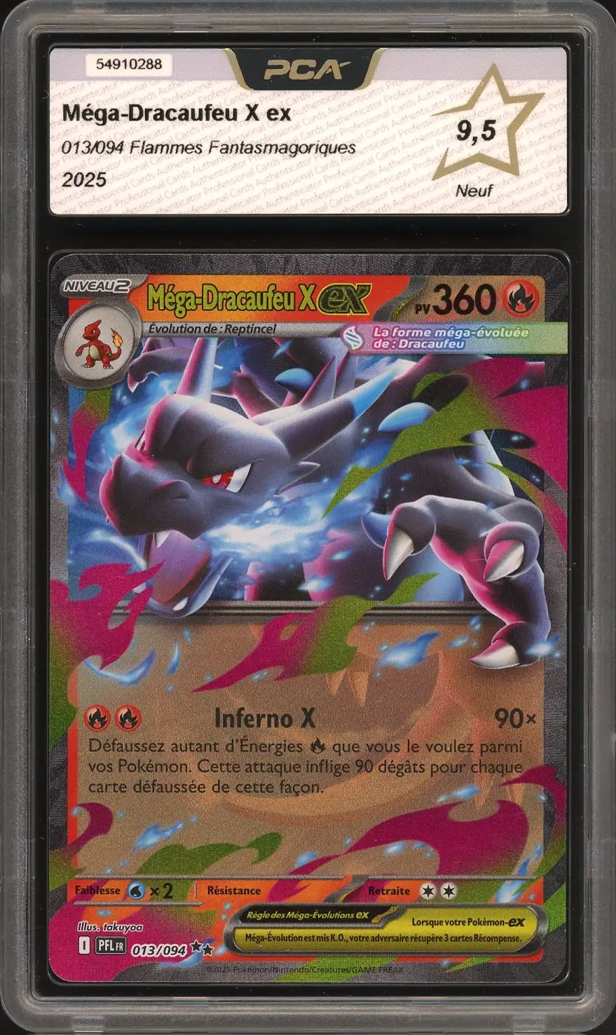 PCA 9.5 Méga-Dracaufeu X Ex