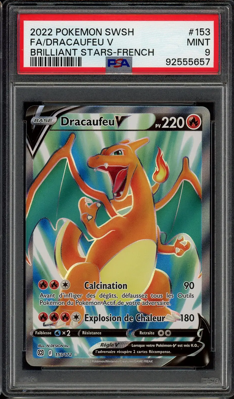 PSA 9 Dracaufeu V