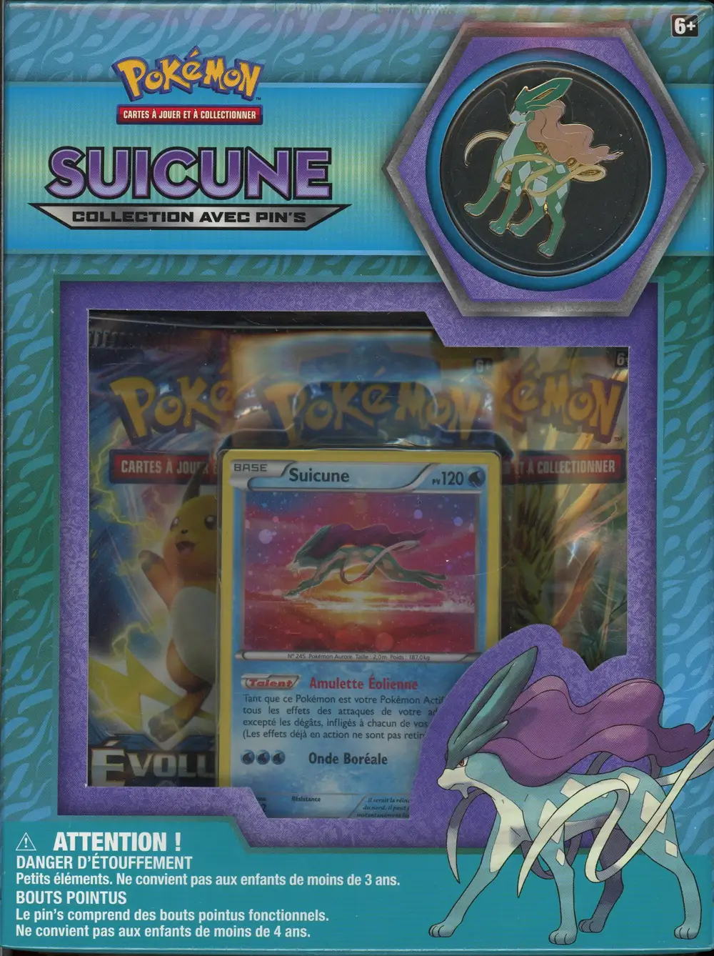 Coffret Collection Pin's Suicune