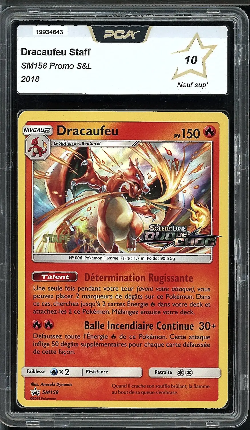 PCA 10 Dracaufeu Prerelease Staff