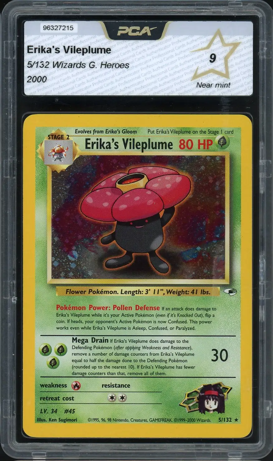 PCA 9 Erika's Vileplume Holo