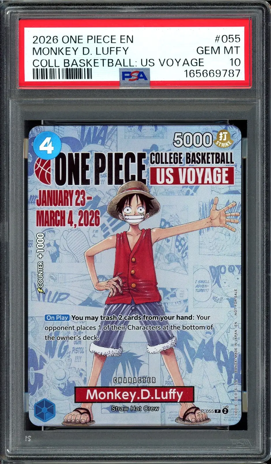 PSA 10 Monkey.D.Luffy