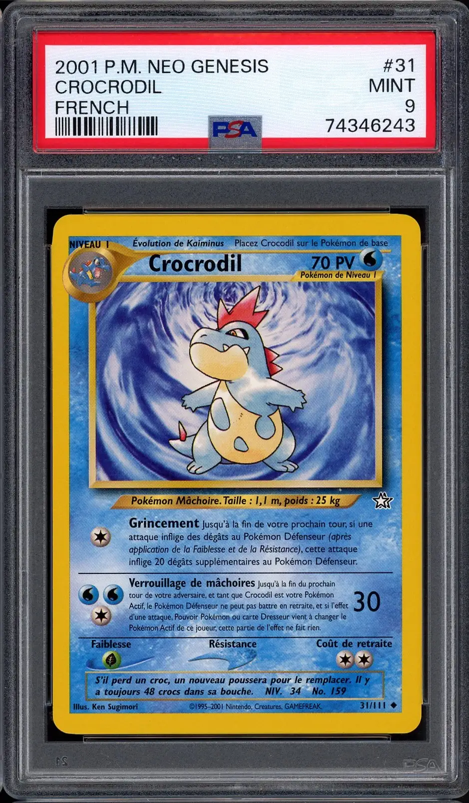 PSA 9 Crocrodil