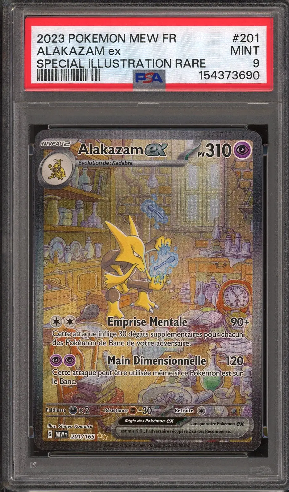PSA 9 Alakazam Ex