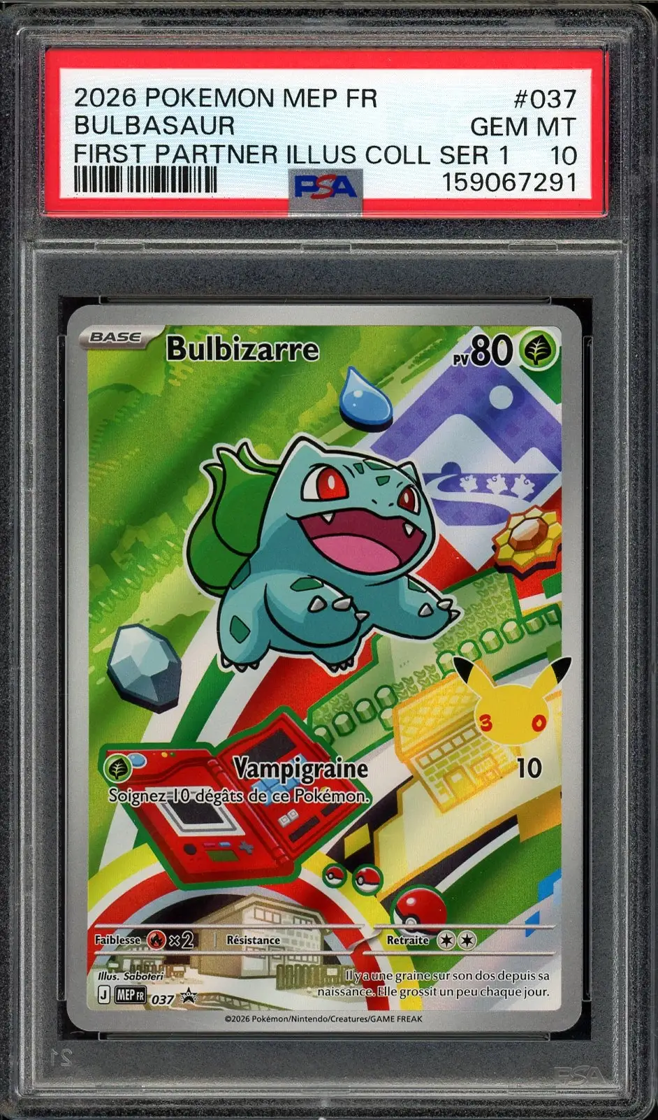 PSA 10 Bulbizarre