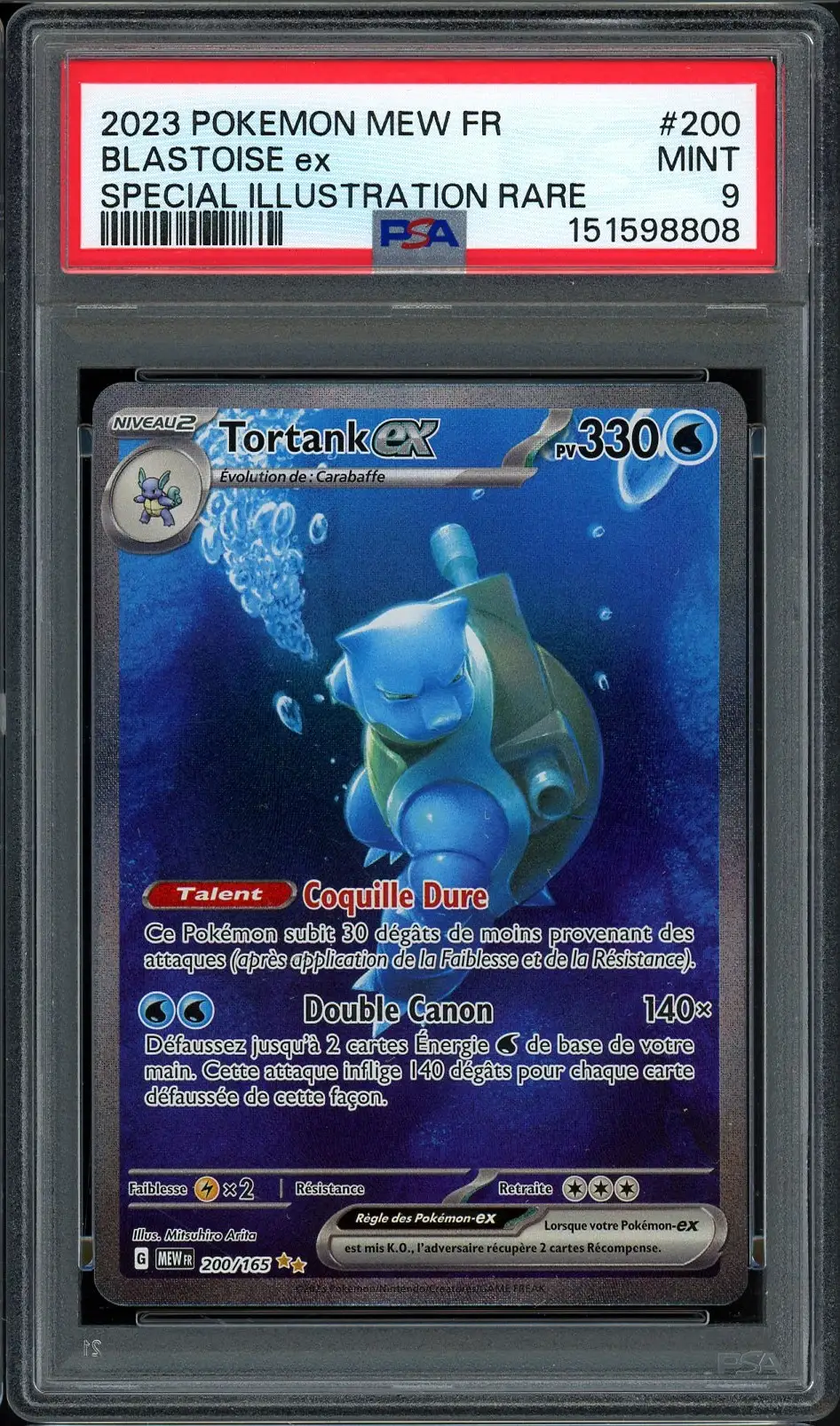 PSA 9 Tortank Ex