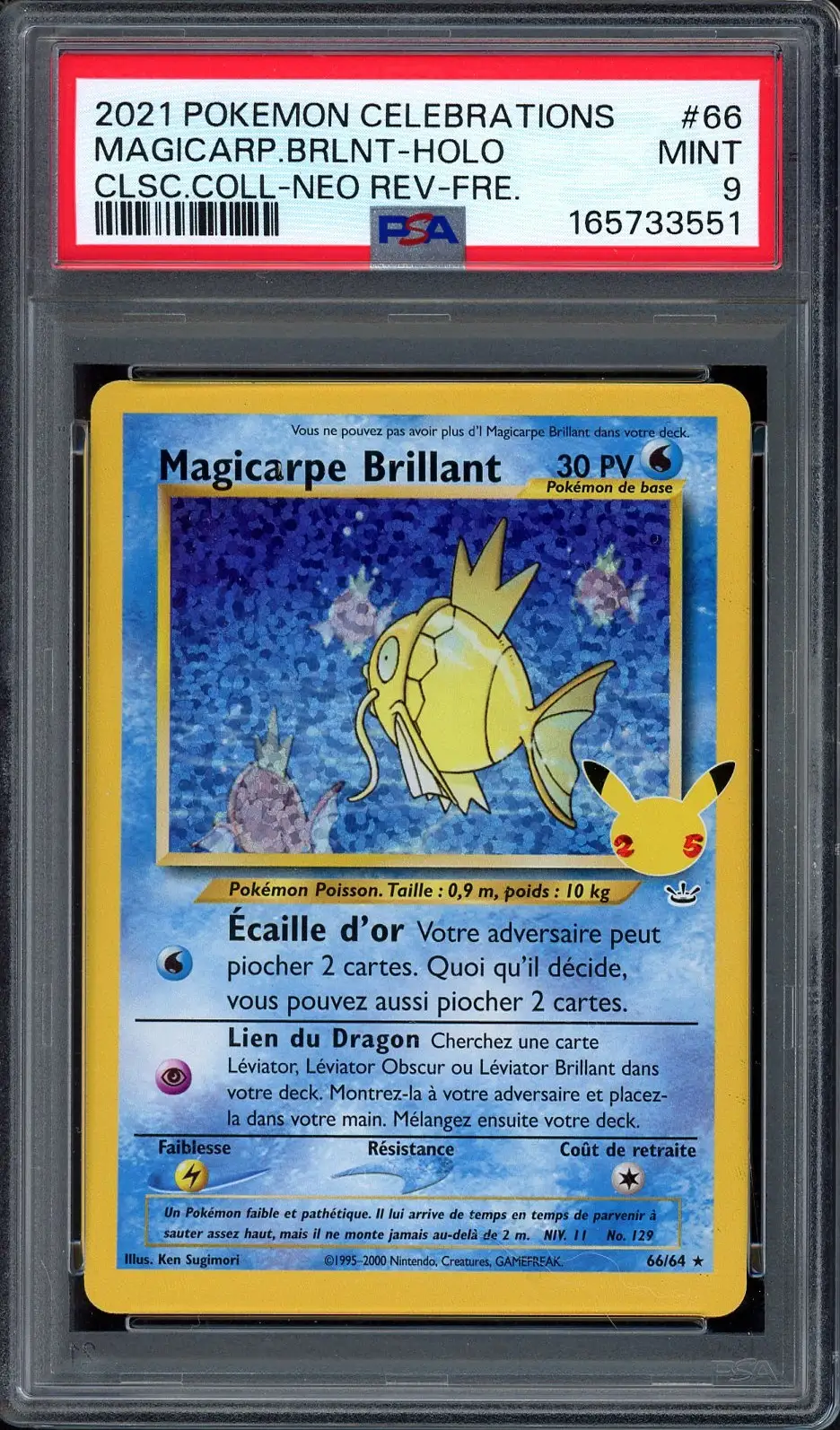 PSA 9 Magicarpe Brillant