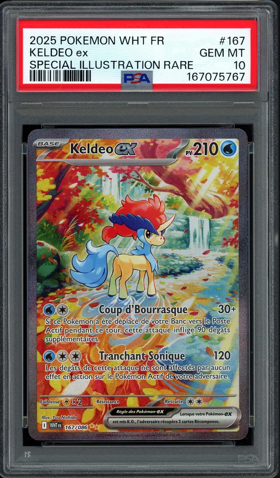 PSA 10 Keldeo Ex