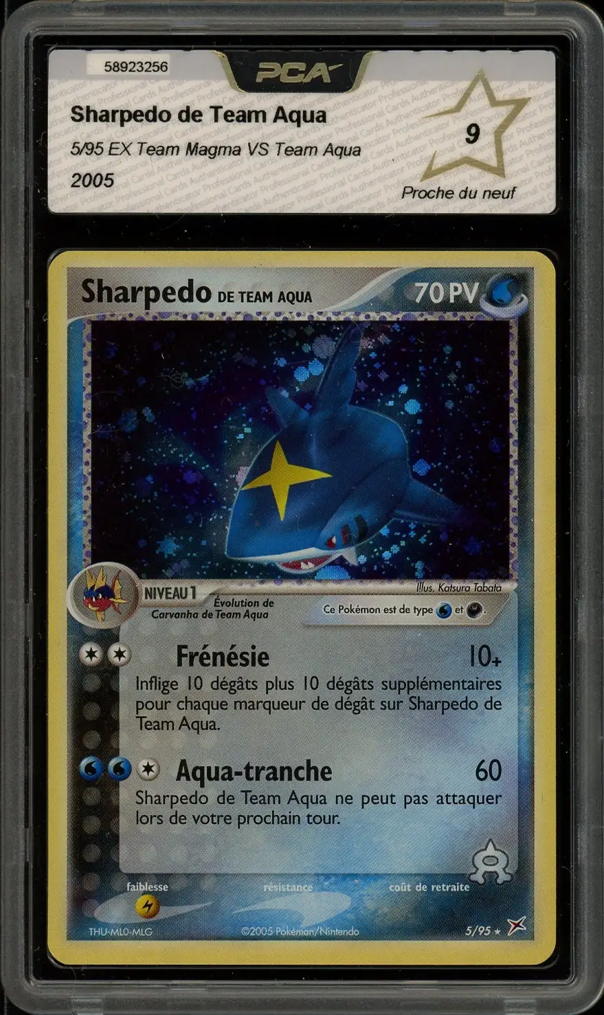 PCA 9 Sharpedo de Team Aqua Holo