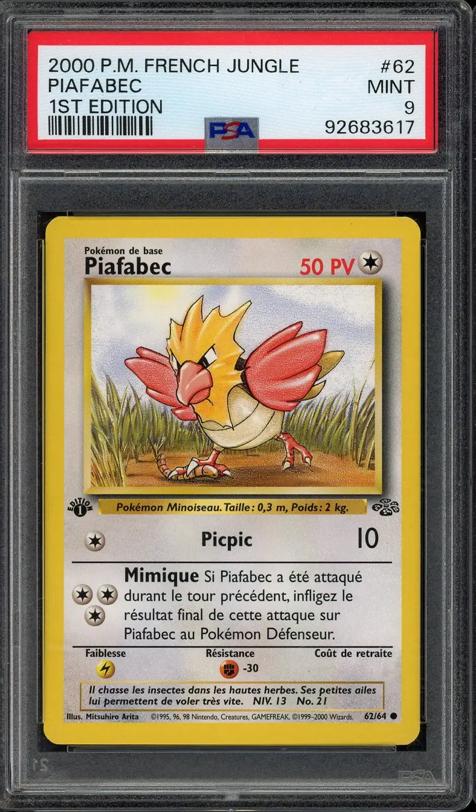 PSA 9 Piafabec