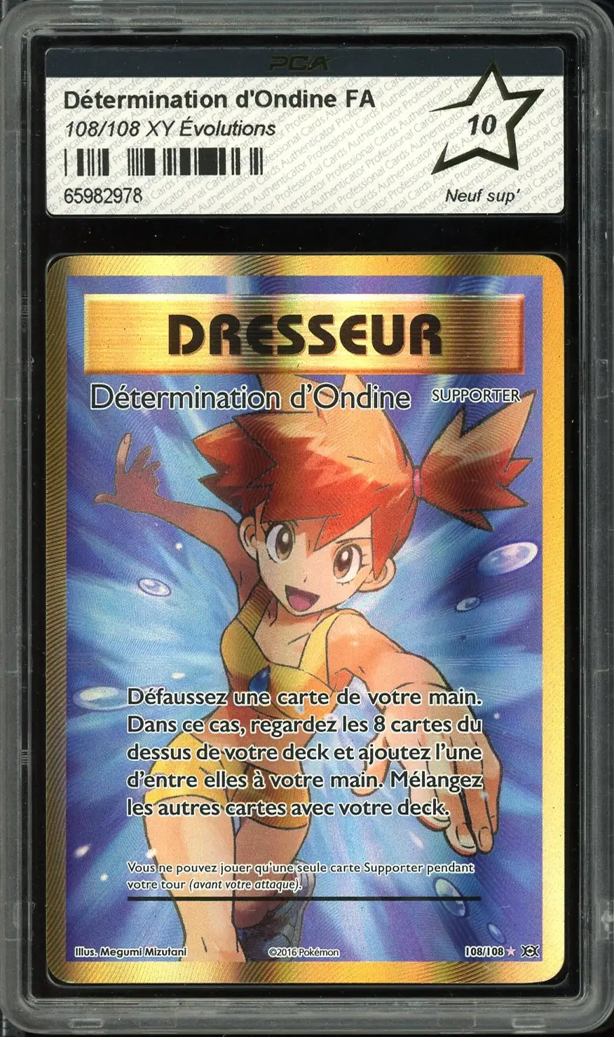 PCA 10 Détermination d'Ondine