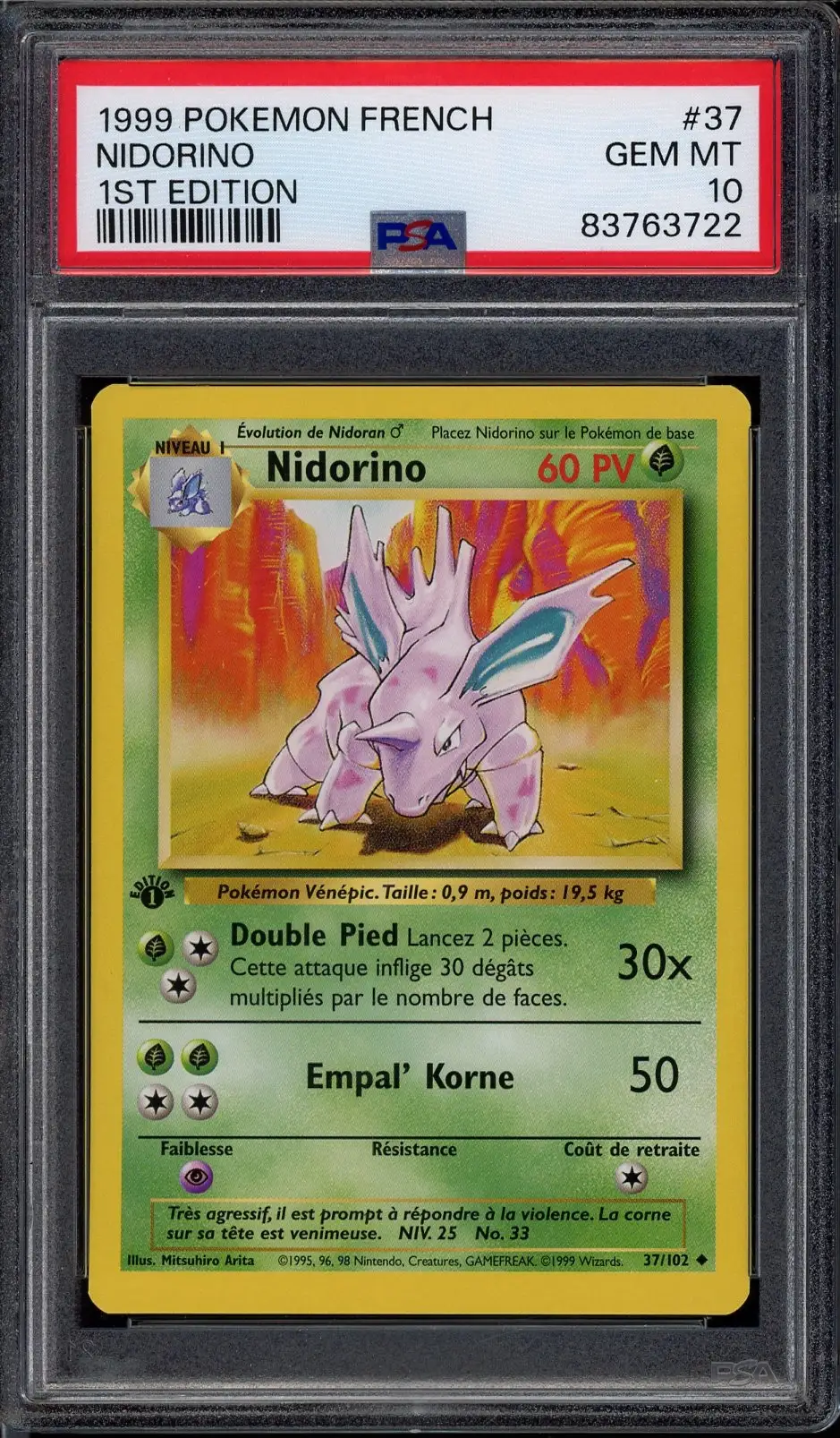 PSA 10 Nidorino