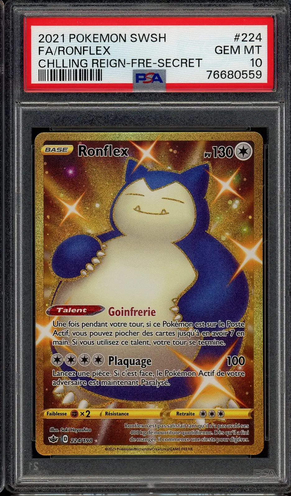PSA 10 Ronflex Gold