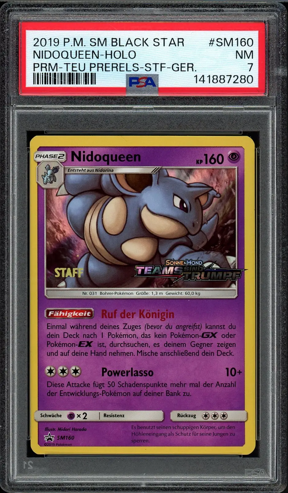 PSA 7 Nidoqueen