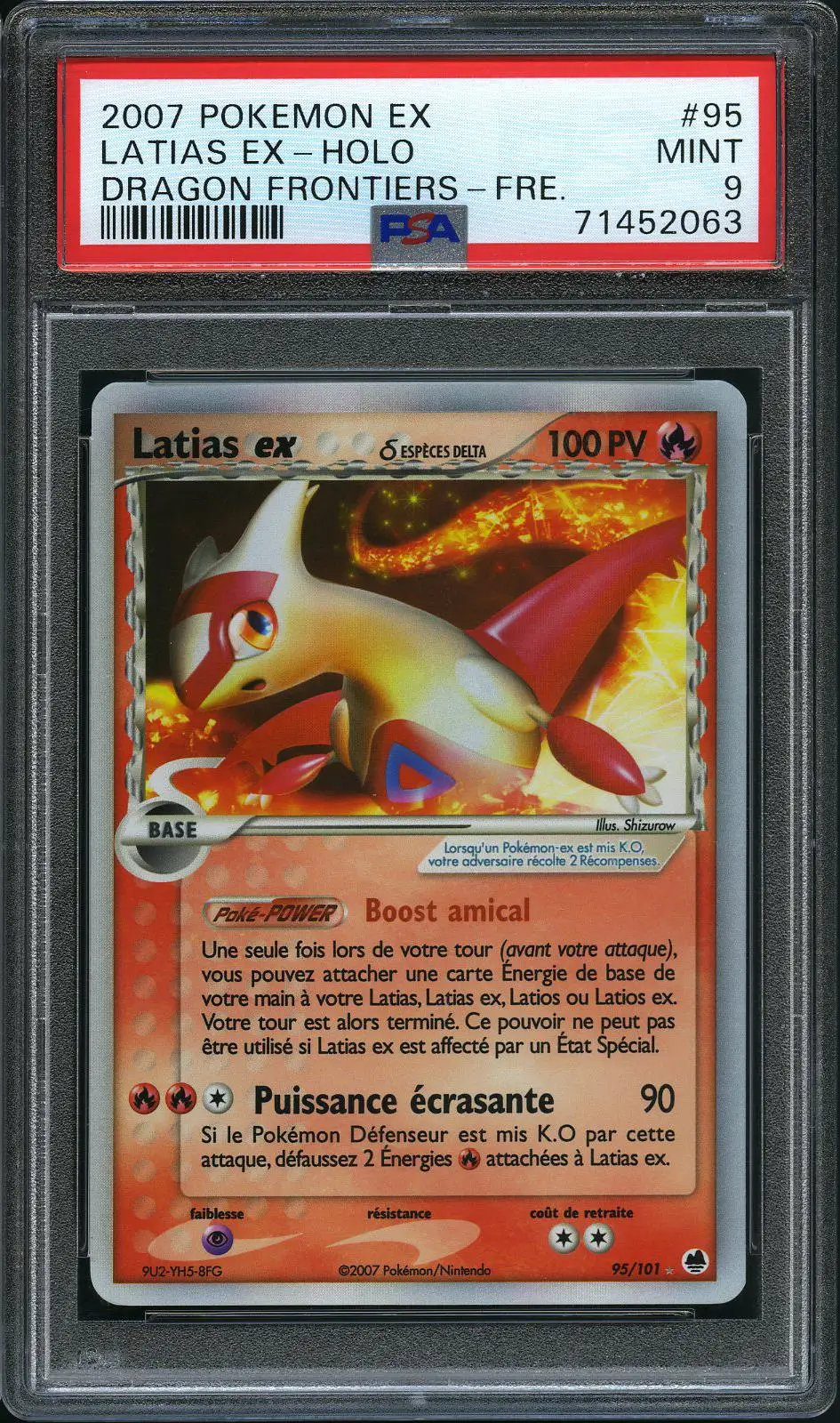 PSA 9 Latias Ex