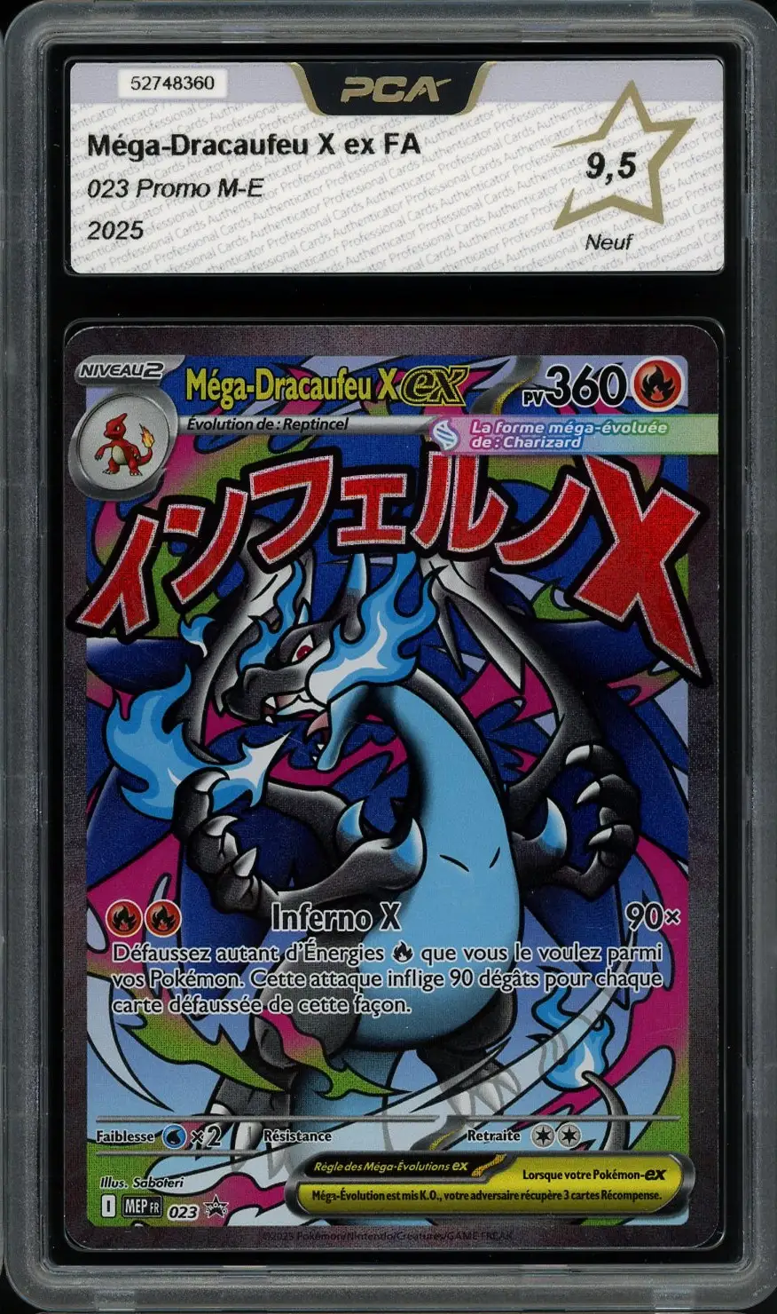 PCA 9.5 Méga-Dracaufeu X Ex