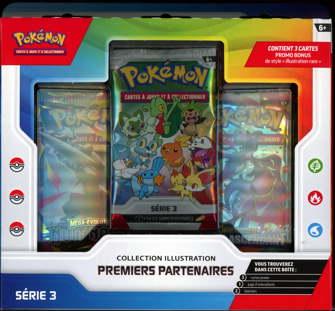 Coffret Collection Illustration Premiers Partenaires Série 3