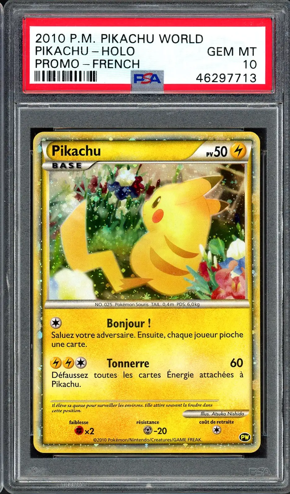 PSA 10 Pikachu Holo