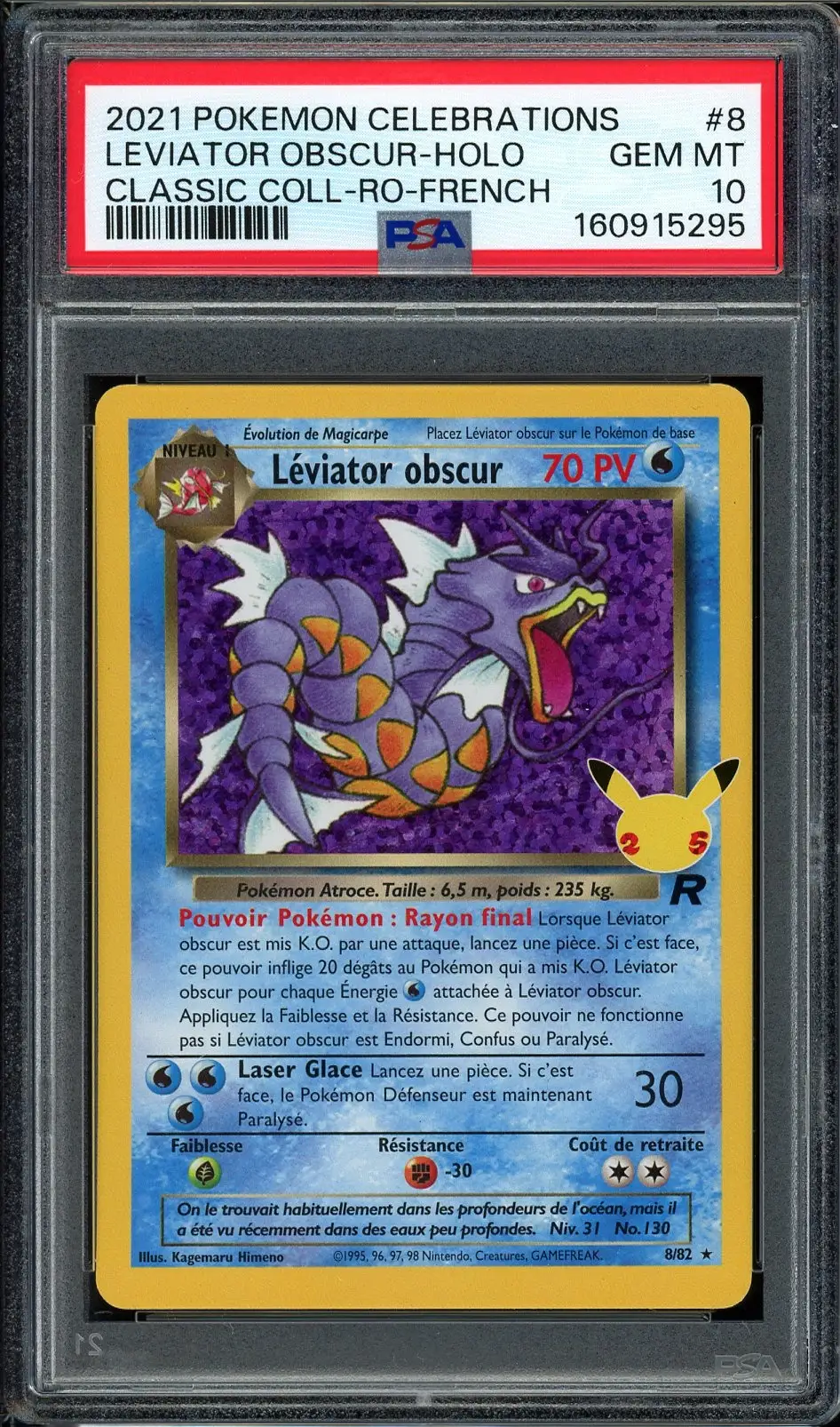 PSA 10 Léviator Obscur Holo