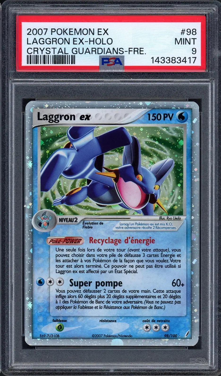 PSA 9 Laggron Ex