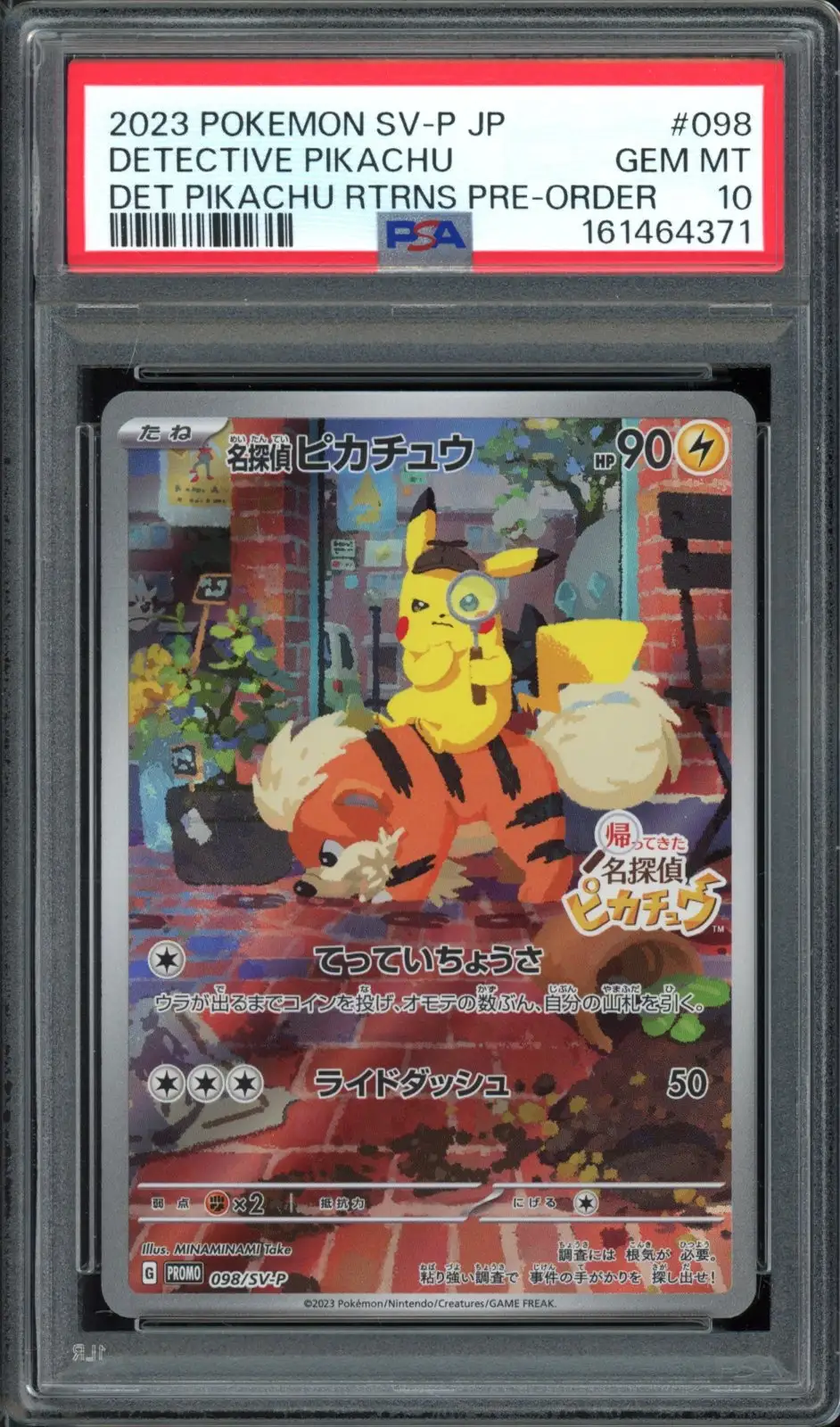 PSA 10 Detective Pikachu