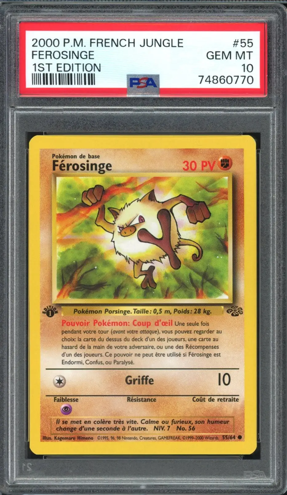 PSA 10 Férosinge