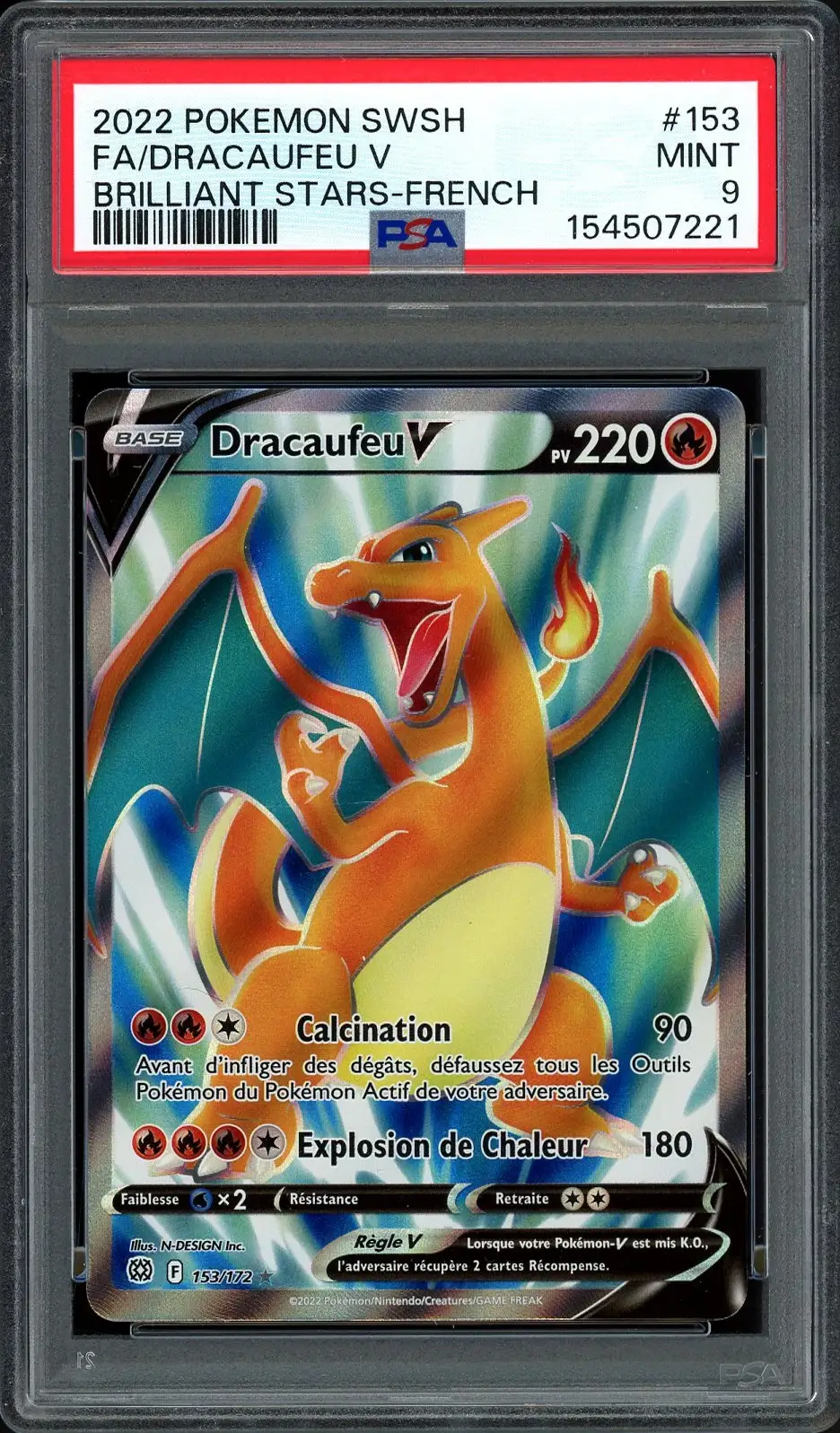 PSA 9 Dracaufeu V