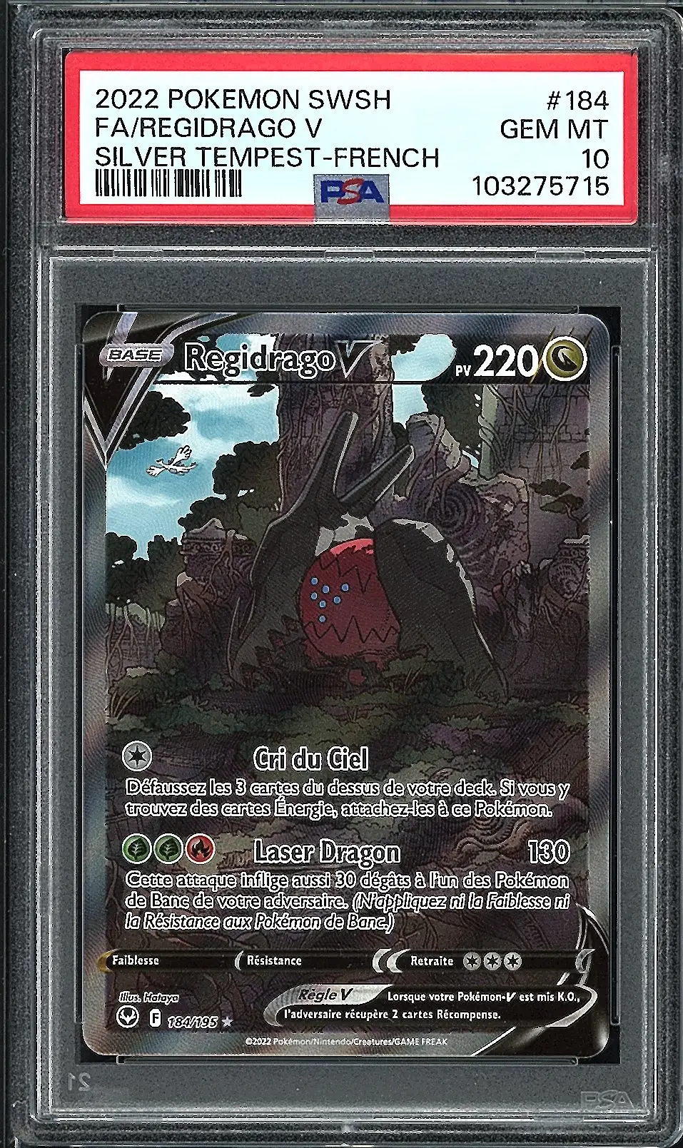 PSA 10 Regidrago V