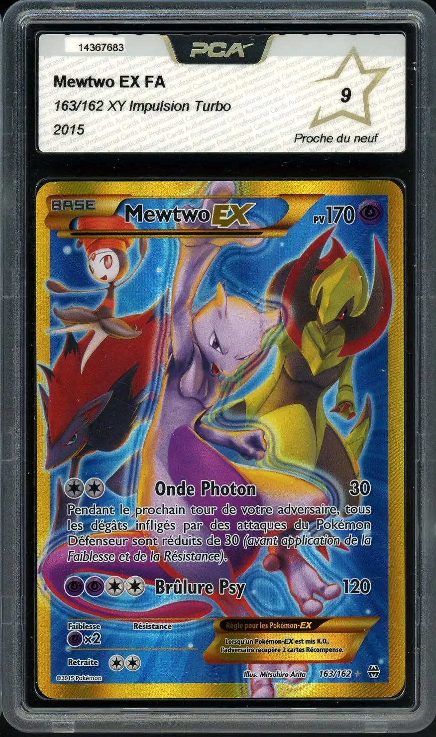 PCA 9 Mewtwo Ex Gold