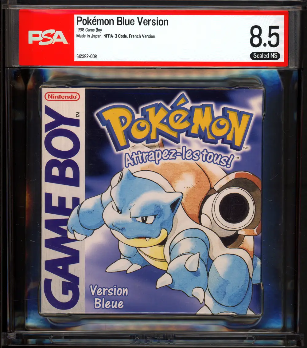 PSA 8.5 Jeu Game Boy Pokémon Version Bleue