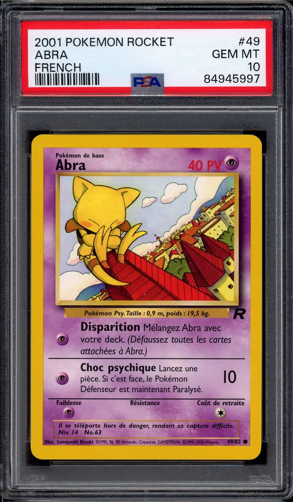 PSA 10 Abra