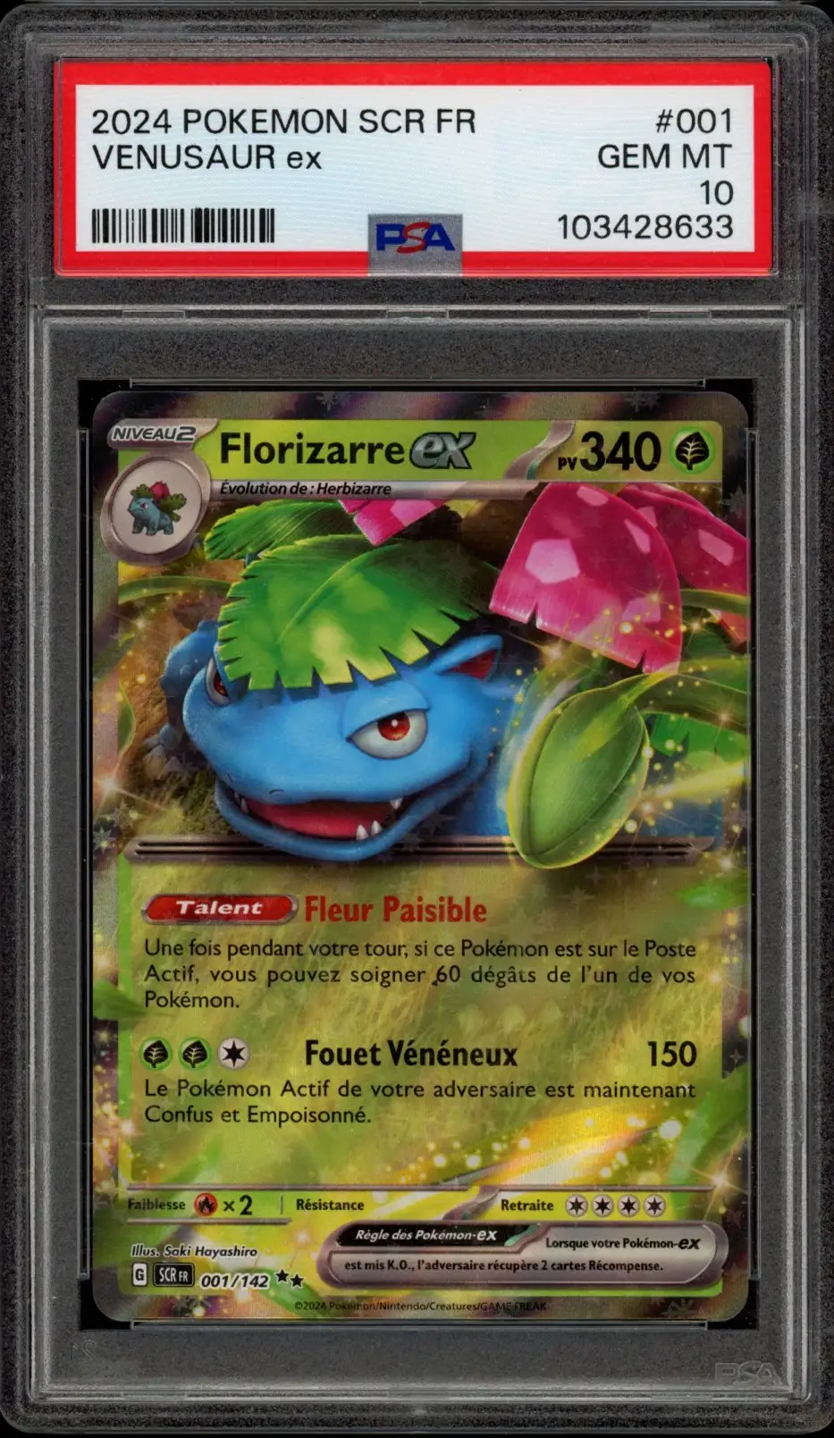 PSA 10 Florizarre Ex