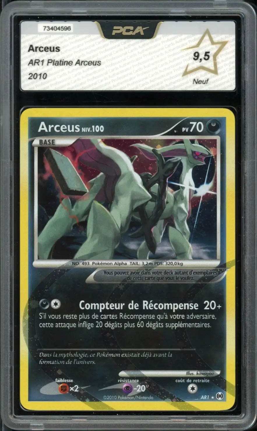 PCA 9.5 Arceus Holo