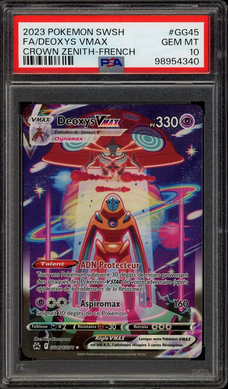 PSA 10 Deoxys VMax