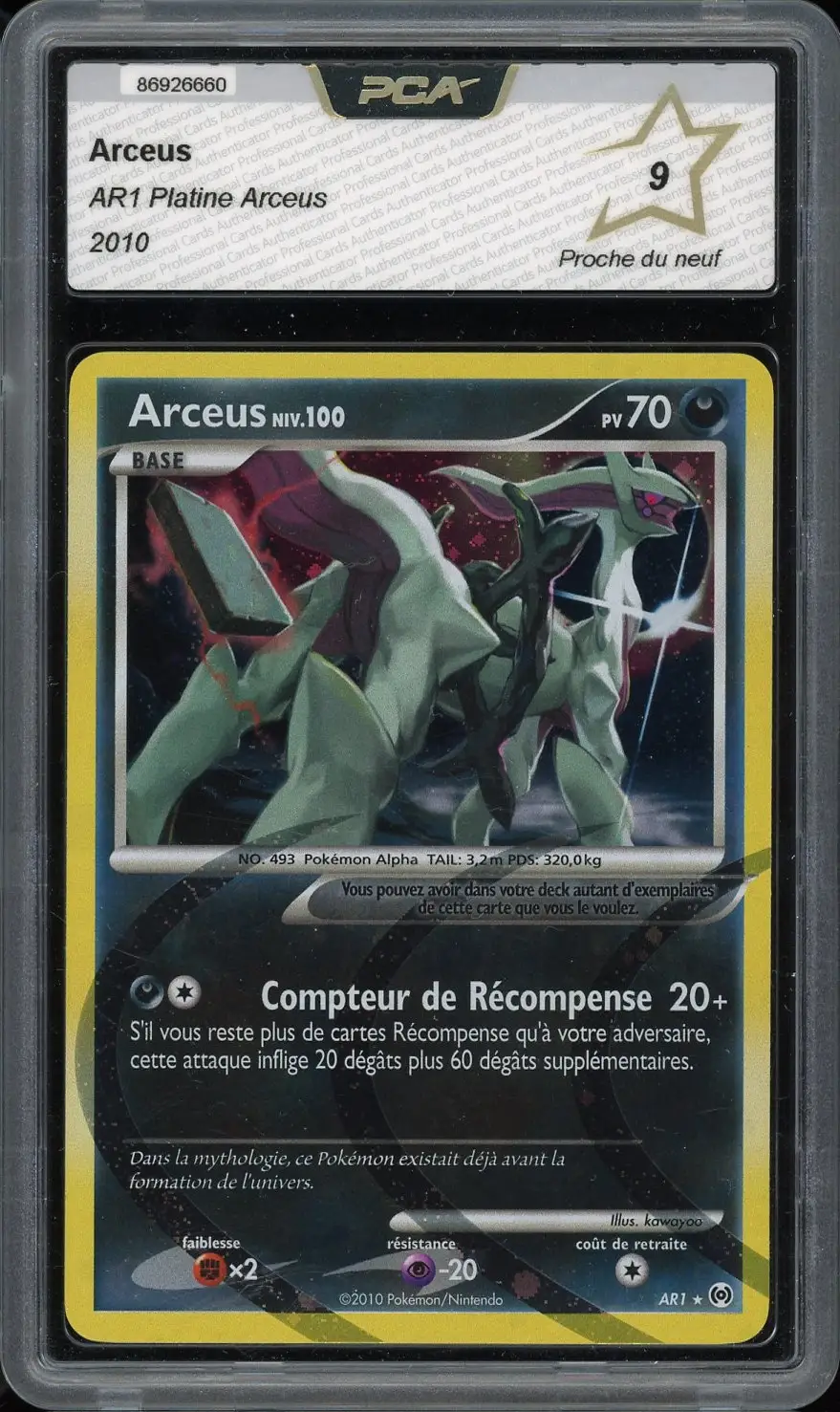 PCA 9 Arceus Holo