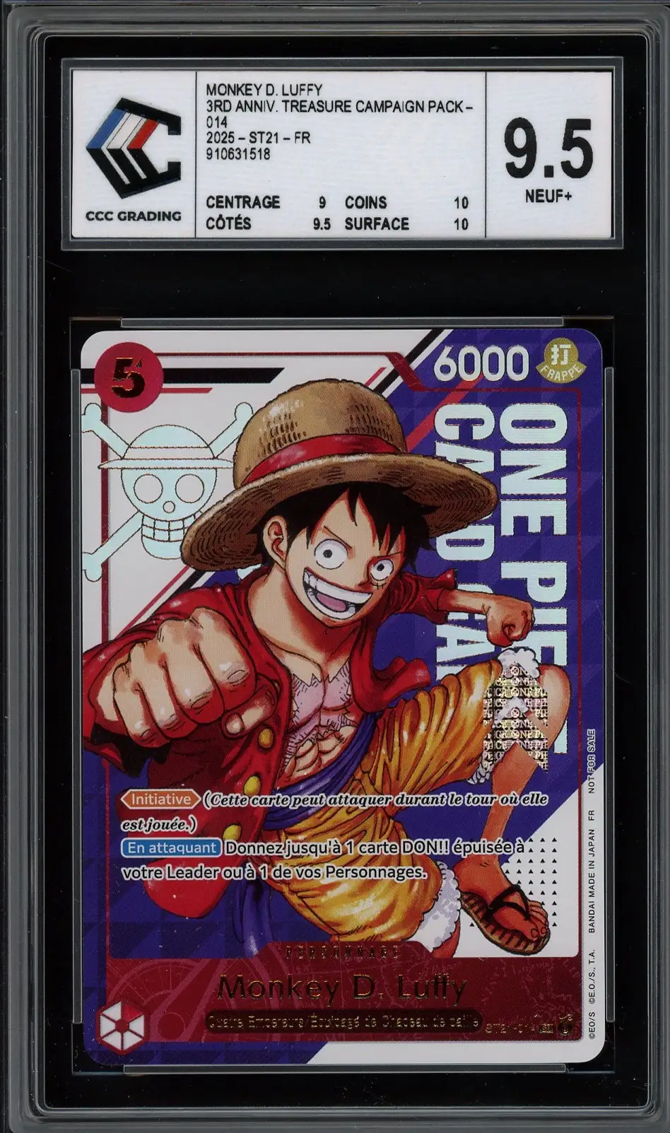 CCC 9.5 Monkey D. Luffy